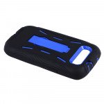 Wholesale Samsung Galaxy S3 / i9300 Armor Hybrid Case with Kickstand (Black-Blue)